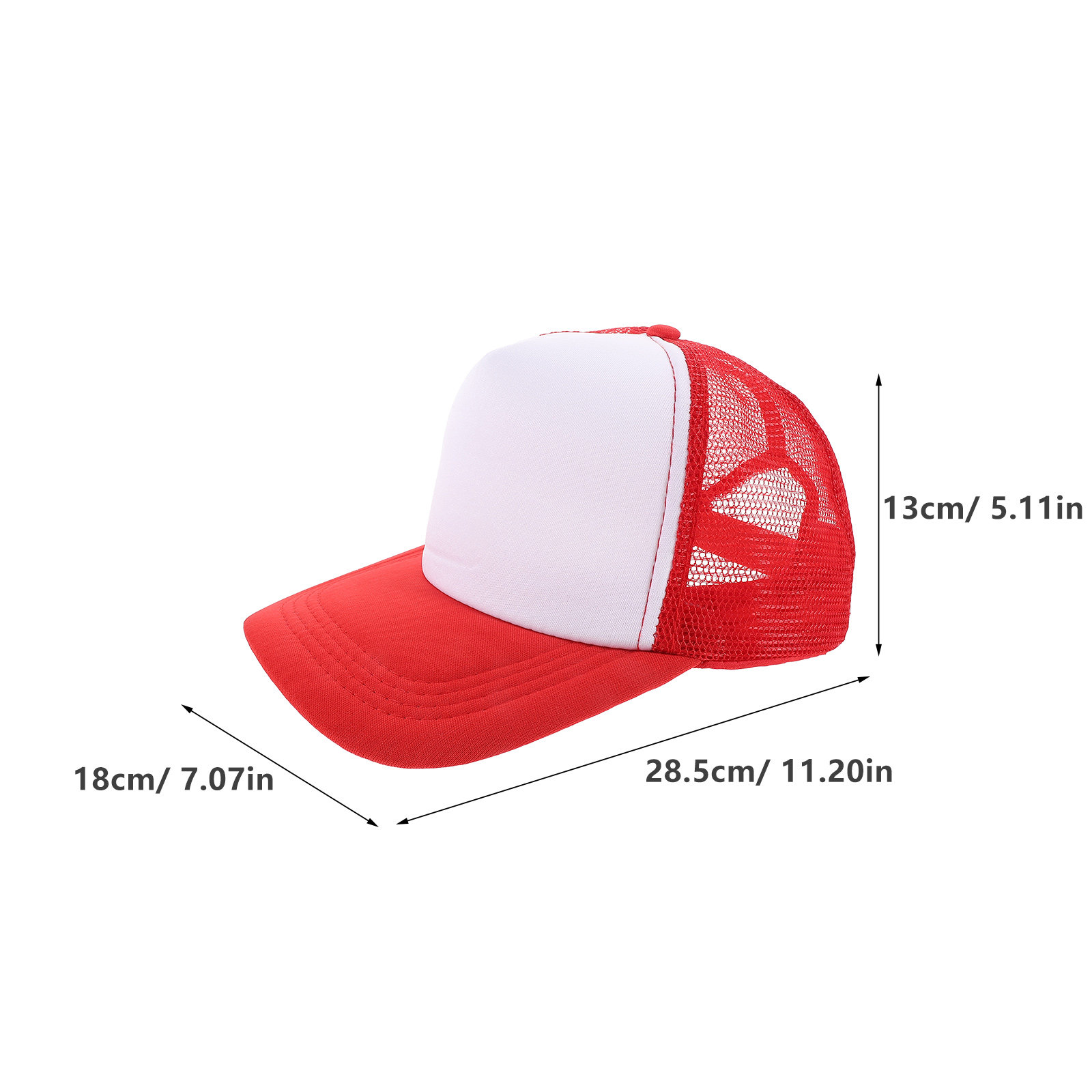 10 قطع من قبعات البيسبول الشبك - مراجعة Hat Sublimation Blank وسعره
